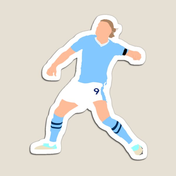 Erling Haaland Manchester City Minimalist