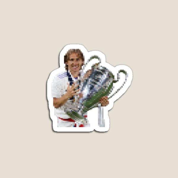 Luka Modrić Trophy Titans Sticker Fridge Mangnet