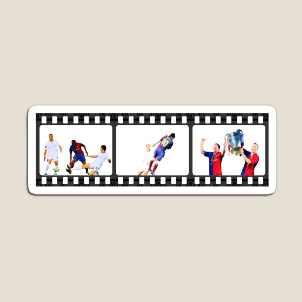 FC Barcelona Champions League Film Reel Design Fridge Mangnet