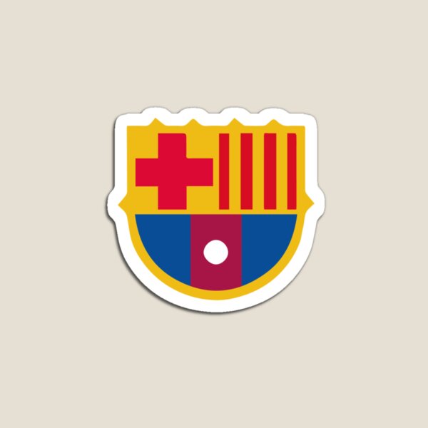 FC Barcelona Minimalist Logo   Fridge Mangnet