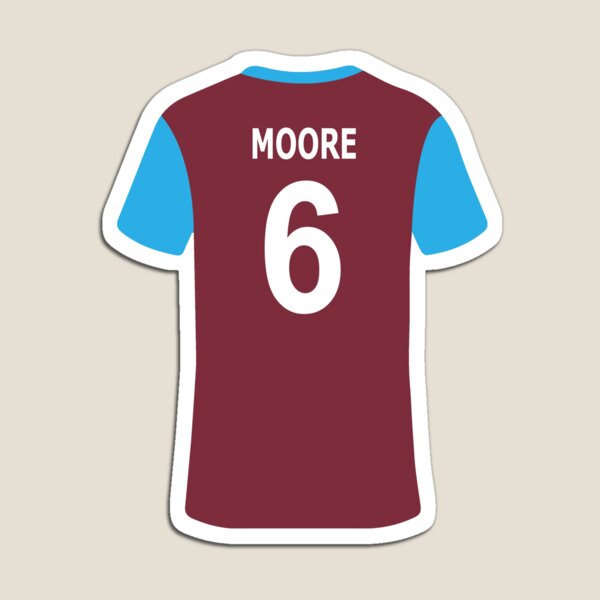 Bobby Moore Jersey Fridge Mangnet