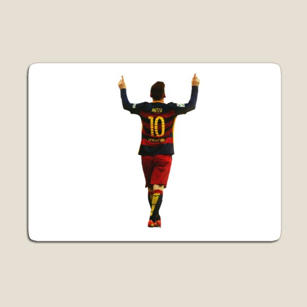 Lionel Messi, soccer, Photoshop, effects, FC Barcelona Fridge Mangnet