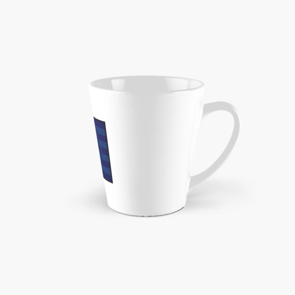 Striped Dark Blue FC Barcelona Logo Mug